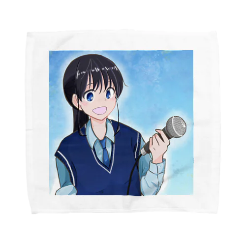 マイクの少女 Towel Handkerchief