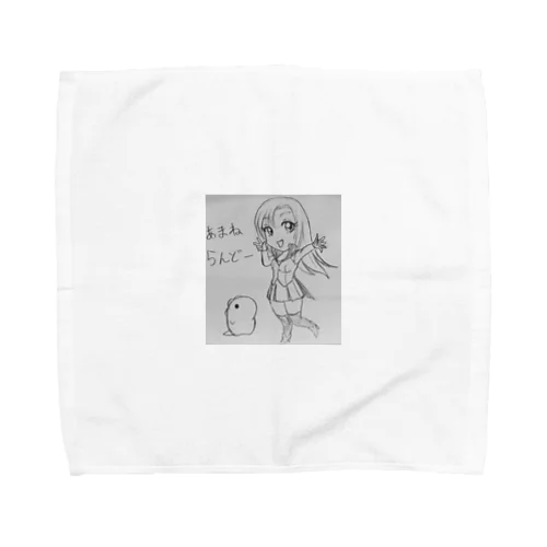 ちびキャラ・アマネ＆ハチゴン Towel Handkerchief