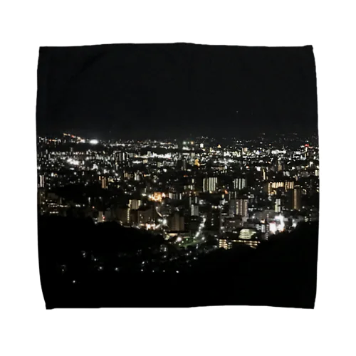 松山の夜景 Towel Handkerchief