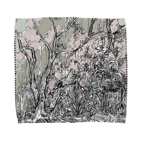 ヘンナコの森 Towel Handkerchief