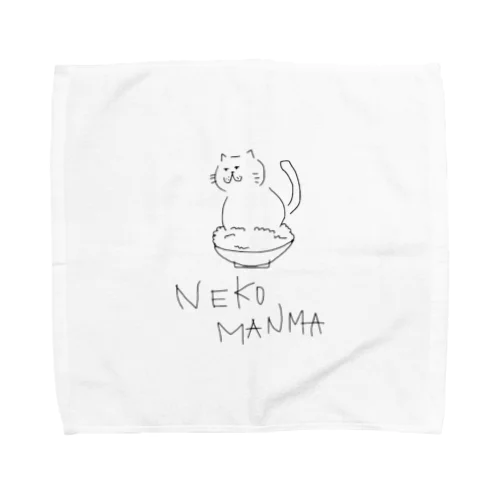 猫まんま Towel Handkerchief