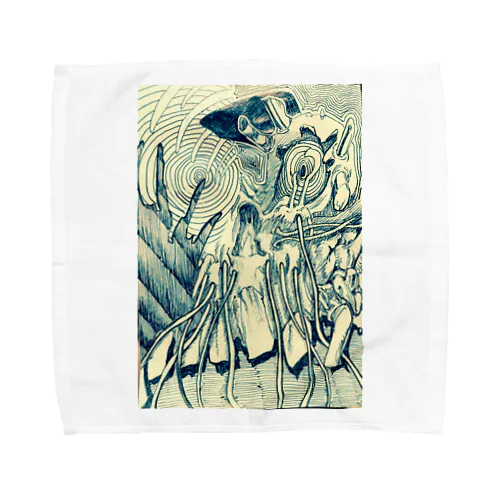 Rewzのドクロ Towel Handkerchief