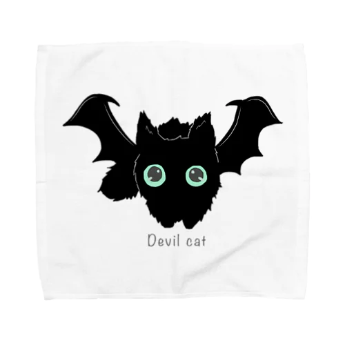 悪魔みたいな猫 Towel Handkerchief