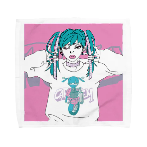 ストリートガール Towel Handkerchief