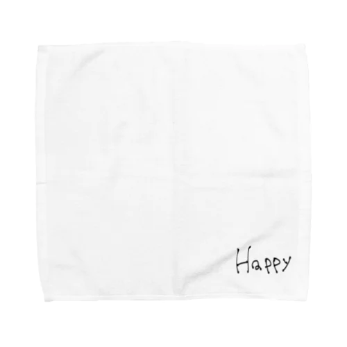 Happyロゴ Towel Handkerchief