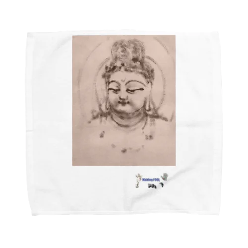 五百幼童経の世界 仏画：Buddha A3-1 001 MF Towel Handkerchief