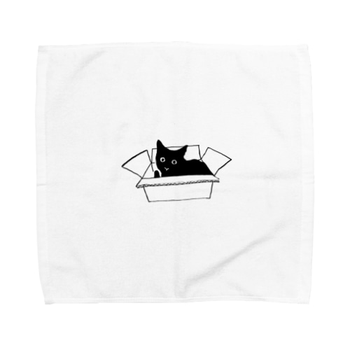 箱入り黒猫 Towel Handkerchief