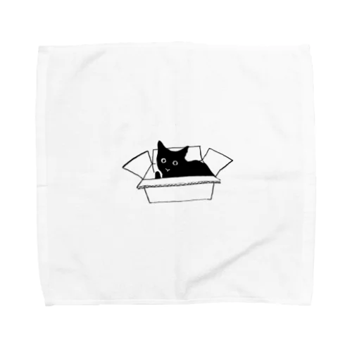 箱入り黒猫 Towel Handkerchief