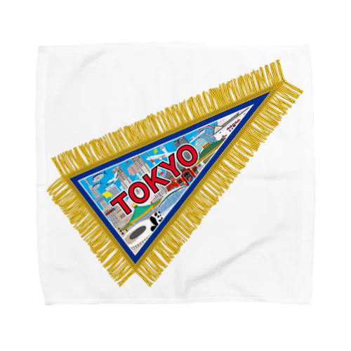 TOKYO土産風のペナント Towel Handkerchief