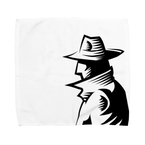 ハードボイルドなタフガイ Towel Handkerchief