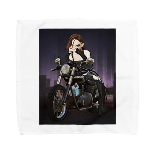 Cool woman Towel Handkerchief