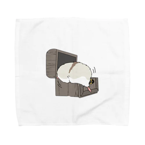 【カラー】宝物箱のハムスター/ハムケツ Towel Handkerchief