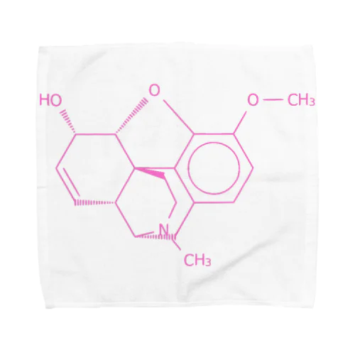 コデインの分子構造 Towel Handkerchief