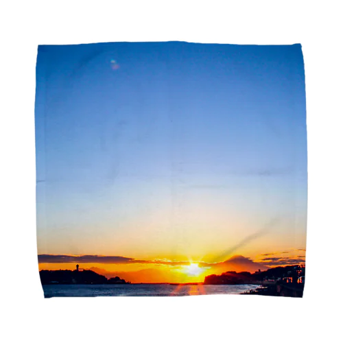 Sunset湘南（七里ヶ浜） Towel Handkerchief