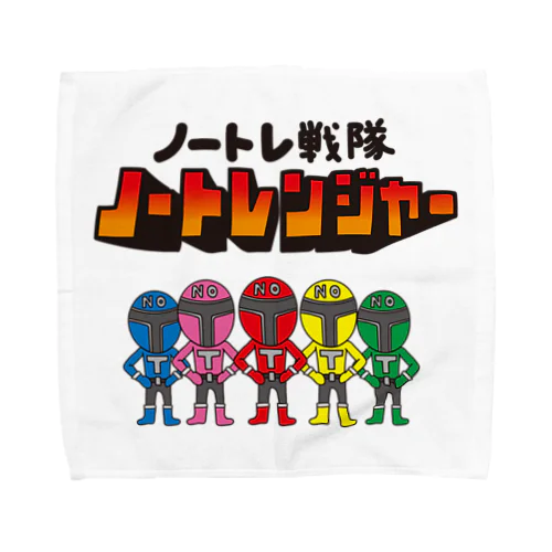 ノートレ戦隊　ノートレンジャー　all Towel Handkerchief