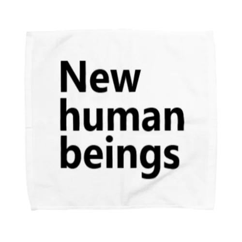 新人類　新しき人間　New human beings タオルハンカチ