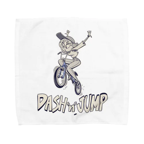 "DASH 'n' JUMP" Towel Handkerchief