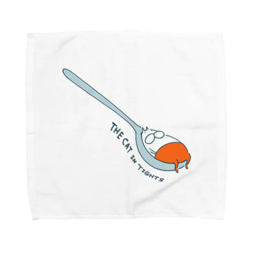 ねこタイツとスプーン Towel Handkerchief