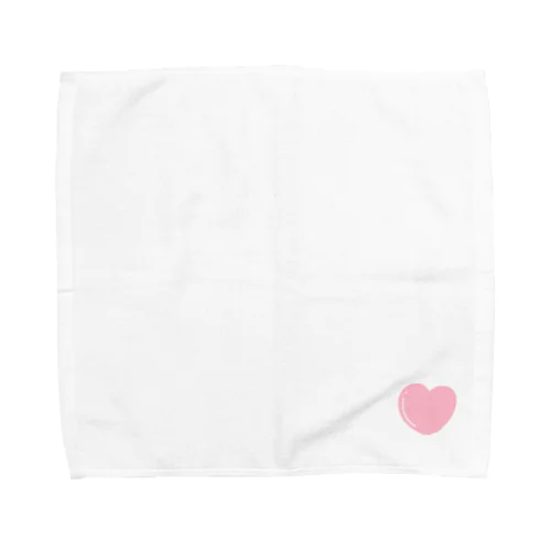 シンプルでかわいいハート Towel Handkerchief