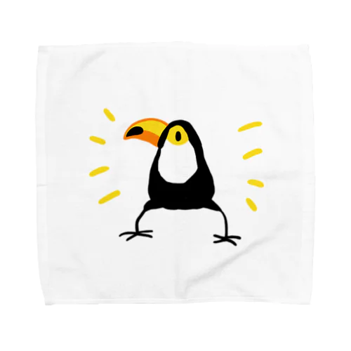 主張するオニオオハシ先輩 Towel Handkerchief