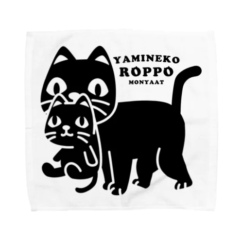 やみねこ、ろっぽ Towel Handkerchief