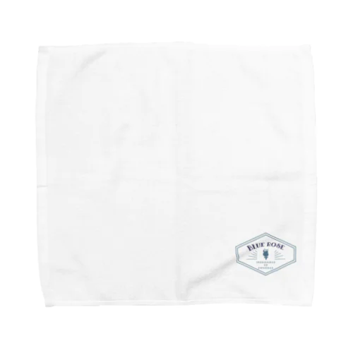 Blue Rose Towel Handkerchief