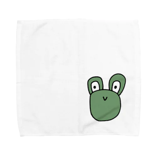 🐸みどりのかえる Towel Handkerchief