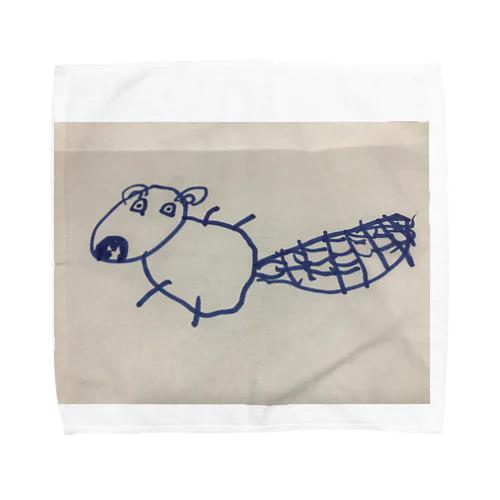 ワオキツネザルのわおくん Towel Handkerchief