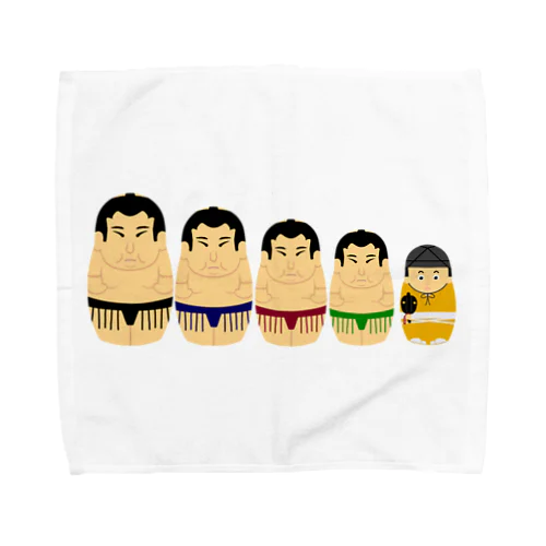 マトリョーシカ/お相撲さん&行司 Towel Handkerchief