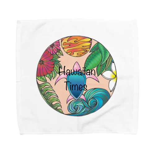 Hawaiian Times Towel Handkerchief