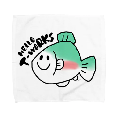 ニジマスどーん Towel Handkerchief