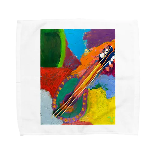 Oil art  Towel Handkerchief