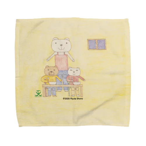 天才アートKYOTO＿庄野隆太＿１ Towel Handkerchief