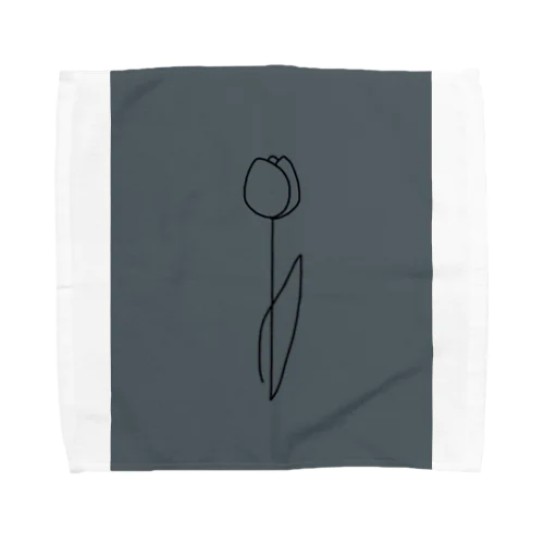 dark gray green blue Towel Handkerchief