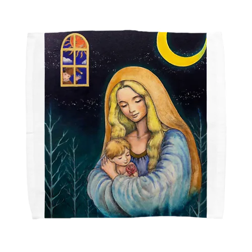 madonna&child Towel Handkerchief