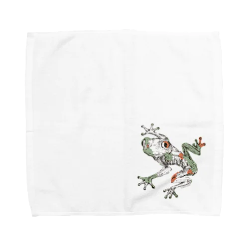 アカメアマガエル Towel Handkerchief