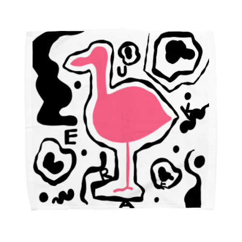 flamingo Towel Handkerchief