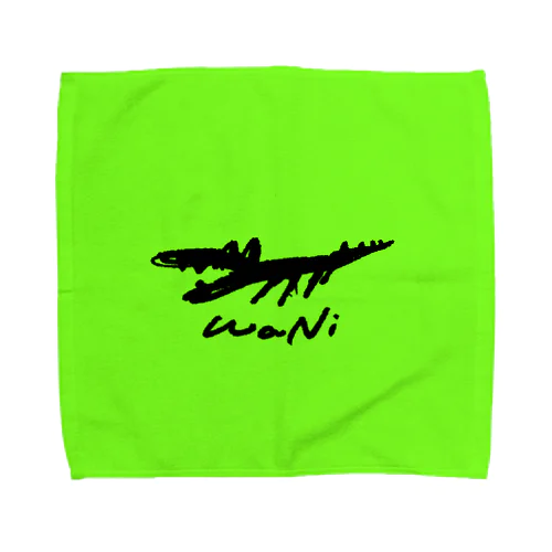 WaNiグリーン Towel Handkerchief