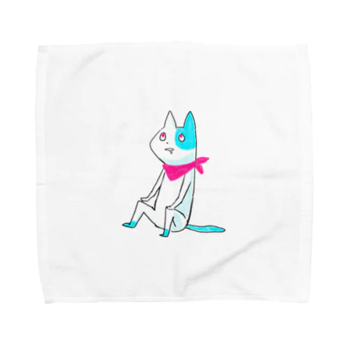 うつろねこ Towel Handkerchief