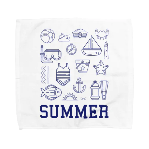 ハッピーサマー夏の思い出 Towel Handkerchief