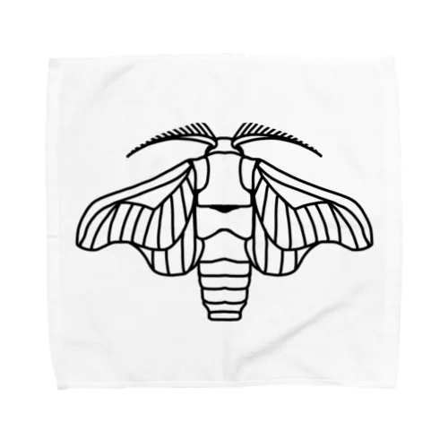 蚕蛾 ワンポイント Towel Handkerchief