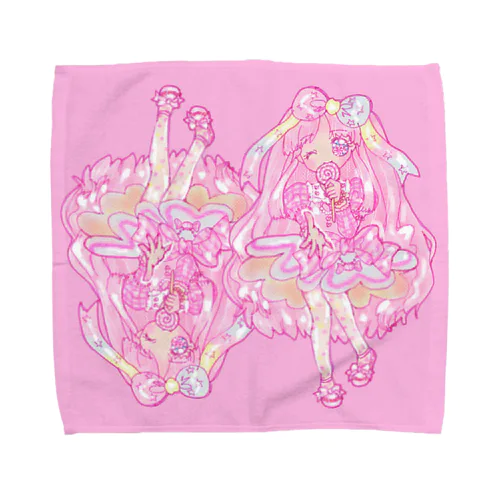 fancy dream girl ♡ タオルハンカチ Towel Handkerchief