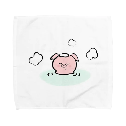 ブーさん温泉 Towel Handkerchief