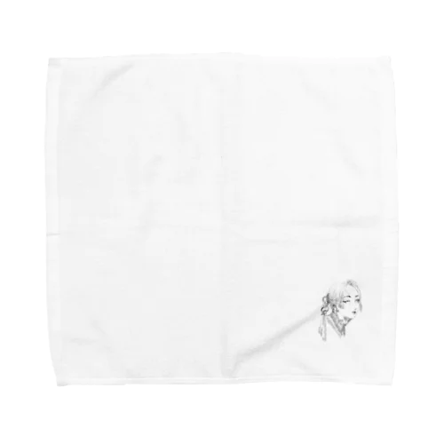 少女少年 モノクロ Towel Handkerchief