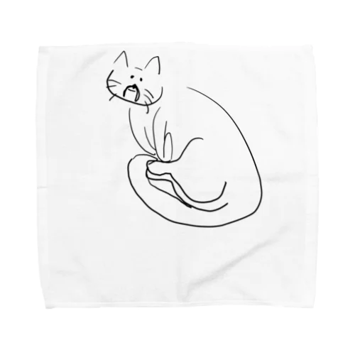 老猫ちゃん Towel Handkerchief