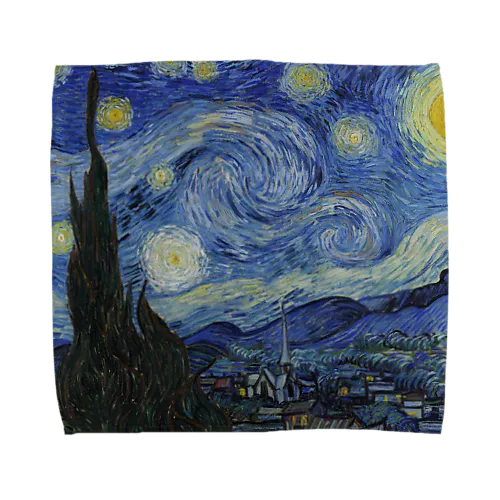 The Starry Night Towel Handkerchief