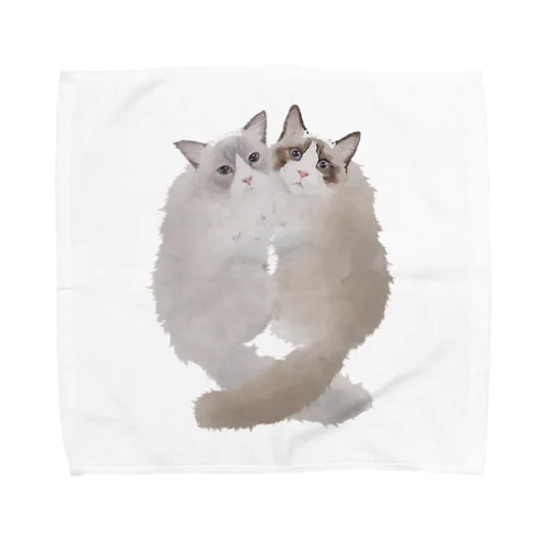 アイドルにゃんこ Towel Handkerchief