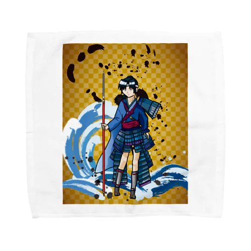 女武者 Towel Handkerchief