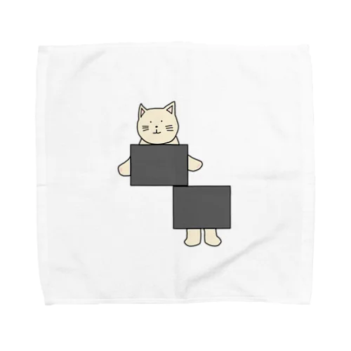 イリュージョンねこ Towel Handkerchief