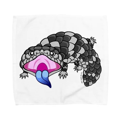 マツカサトカゲちゃんタオルハンカチ（Lサイズ限定） Towel Handkerchief